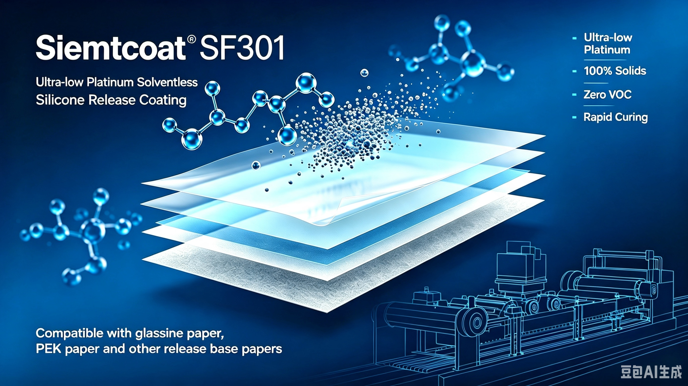 Silicone anti-adhesion agent/Silicone Release Coating Siemtcoat® SF301